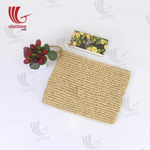 Hot Sale Paper Straw Lady Wallet Wholesale