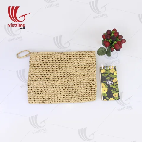 Hot Sale Paper Straw Lady Wallet Wholesale