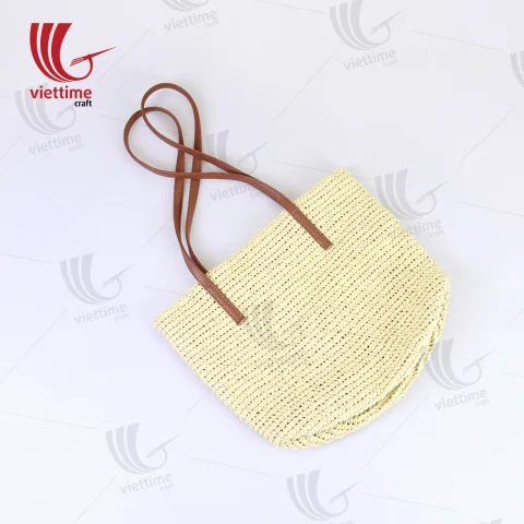 White Tote Bag Made From Recycled Paper