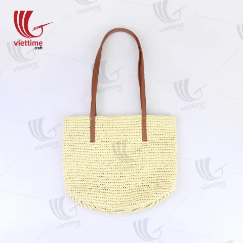 White Tote Bag Made From Recycled Paper