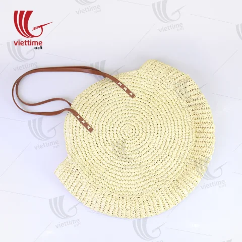 White Round Paper Bag For Women Wholesale