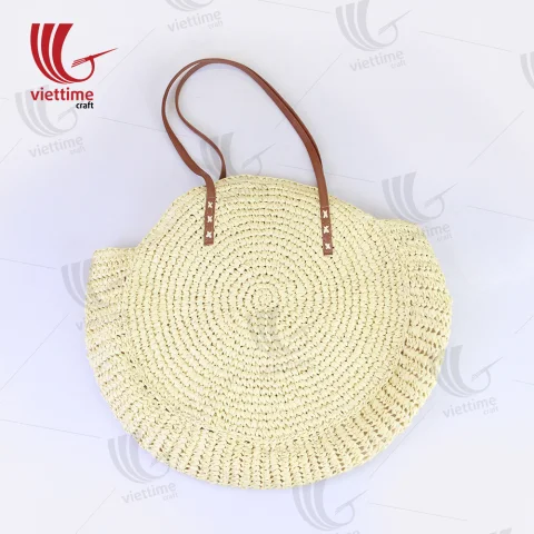 White Round Paper Bag For Women Wholesale