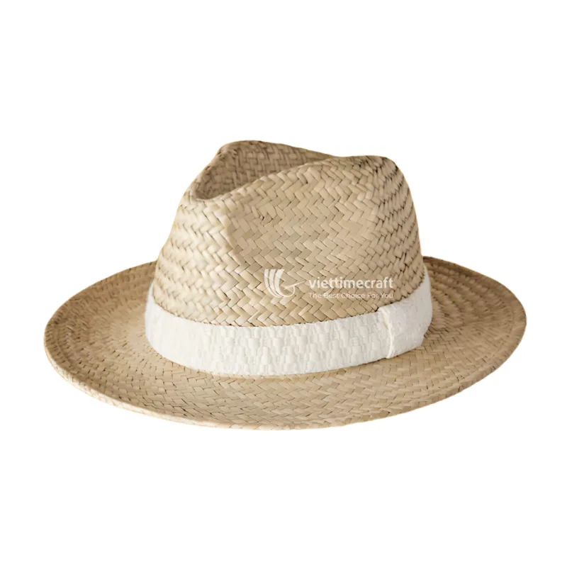 Fashionable Straw Hat for Men & Women, Handmade Wicker Hat for Summer Travel