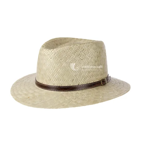 Fashionable Straw Hat for Men & Women, Handmade Wicker Hat for Summer Travel