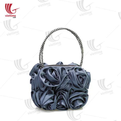 Handicraft Flower Brocade Women HandBag