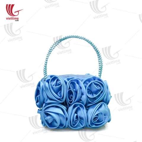 Handicraft Flower Brocade Women HandBag