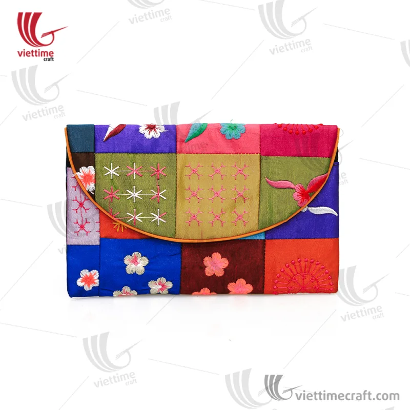 Beautiful Brocade Women Fold Over Clutch