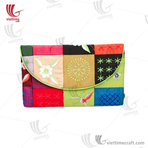 Beautiful Brocade Women Fold Over Clutch