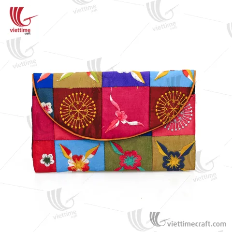 Beautiful Brocade Women Fold Over Clutch