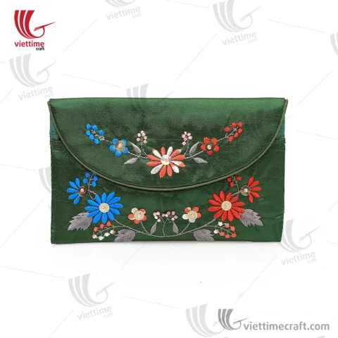 Beautiful Brocade Women Fold Over Clutch