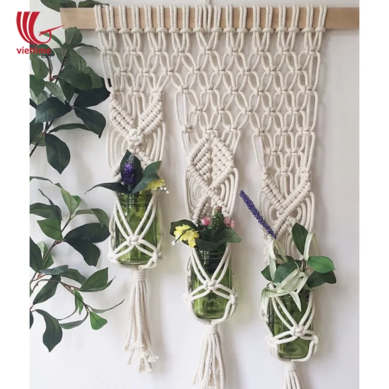 Holder String Macrame Hanging Rope Decor