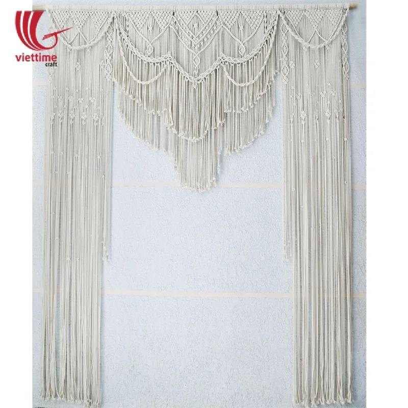 Wedding Backdrop Macrame Door Curtain