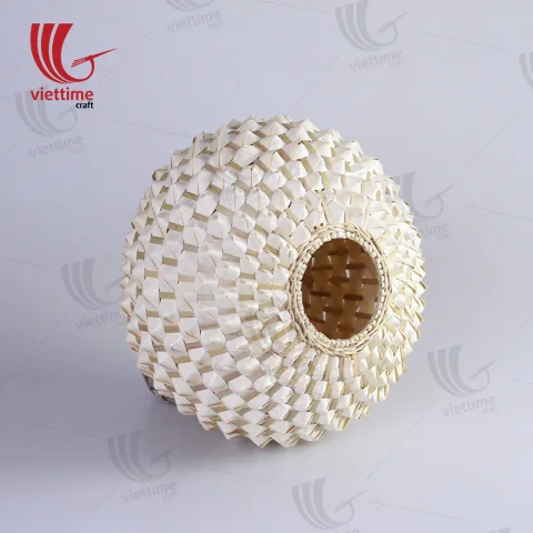 Attractive Palm Leaf Wicker Lamp Shades