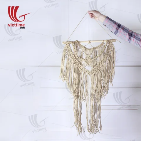 Vintage Styled Handmade Macrame Wall Hanging