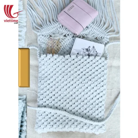 Boho Vintage Styled Cute Macrame Shoulder Bags