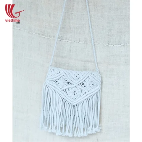 Boho Vintage Styled Cute Macrame Shoulder Bags