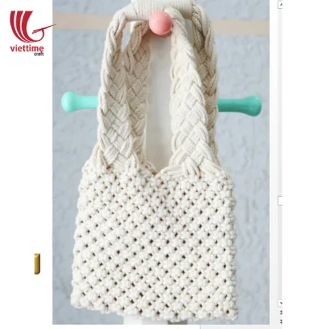 Unique Macrame Shopping Tote Shoulder Bags