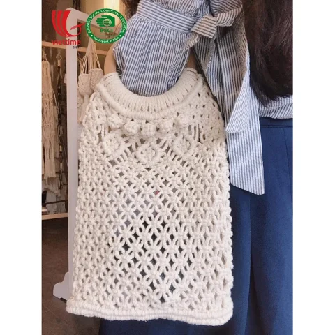 Cream Color Macrame Bag Diy Wholesale