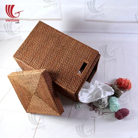 Rattan Wicker Laundry Hamper
