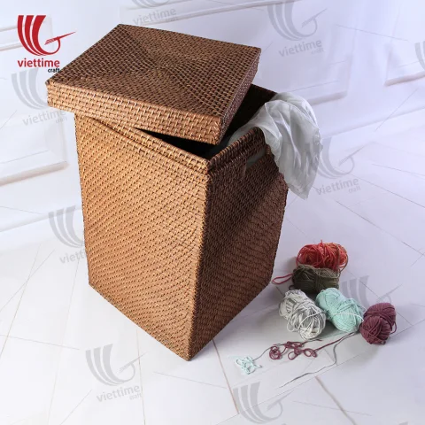 Rattan Wicker Laundry Hamper