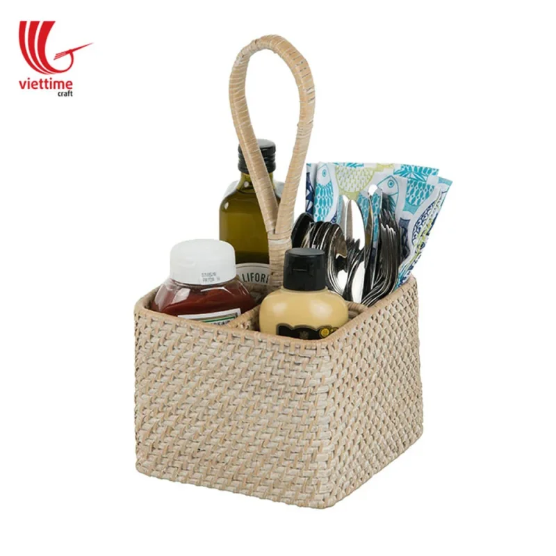 Rattan Condiment Caddy Wholesales