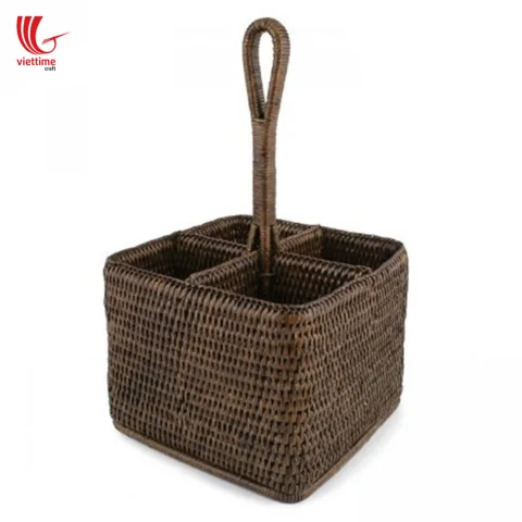 Rattan Condiment Caddy Wholesales