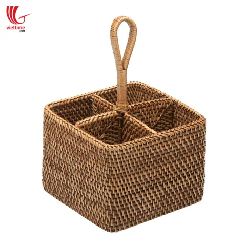 Rattan Condiment Caddy Wholesales