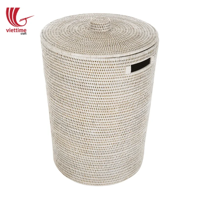 Rattan Laundry Storage Hamper Clothes