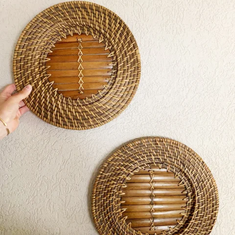 Rattan Charger Plate – M00409