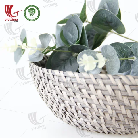 Bowl Shaped Rattan Basket Wholesale