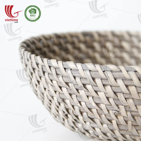 Bowl Shaped Rattan Basket Wholesale