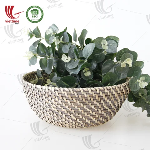 Rattan Basket For Decor Home Wholesale