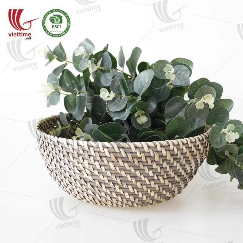 Rattan Basket For Decor Home Wholesale