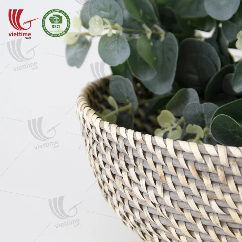 Rattan Basket For Decor Home Wholesale