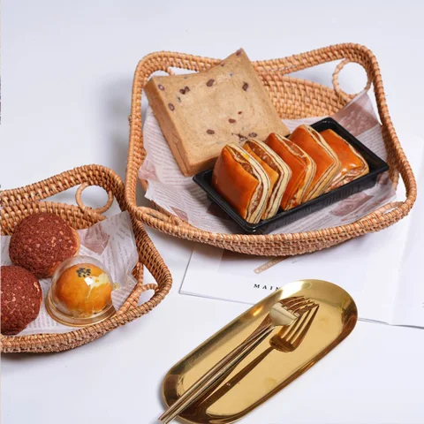 Rattan Tray Set – M00502