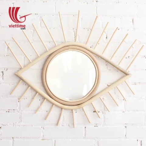 Eye Shape Rattan Mirror Wholesale