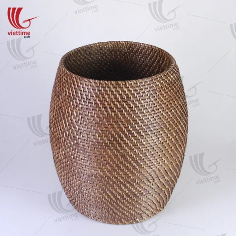 Brown Rattan Laundry Basket Wholesale