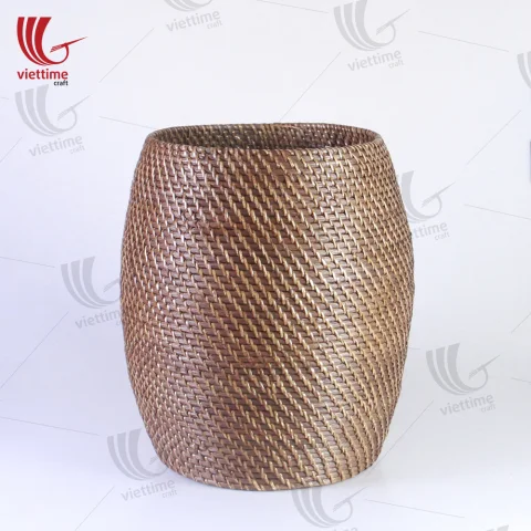 Brown Rattan Laundry Basket Wholesale