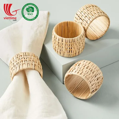 Rattan Export New Creative Rattan Napkin Rings Wholesale - REX-MXVTC54632