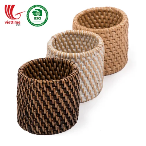 New Creative Rattan Napkin Rings Wholesale