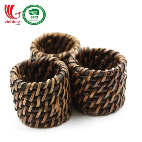 New Creative Rattan Napkin Rings Wholesale