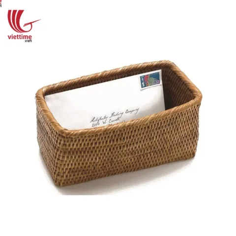 Rectangular Rattan Utility Storage Baskets