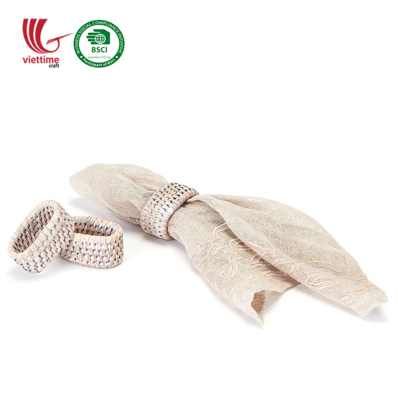 HandWoven Rattan Napkin Rings Wholesale