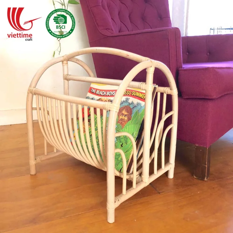 New Rattan Magazine Rack Wholesale