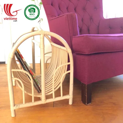 New Rattan Magazine Rack Wholesale