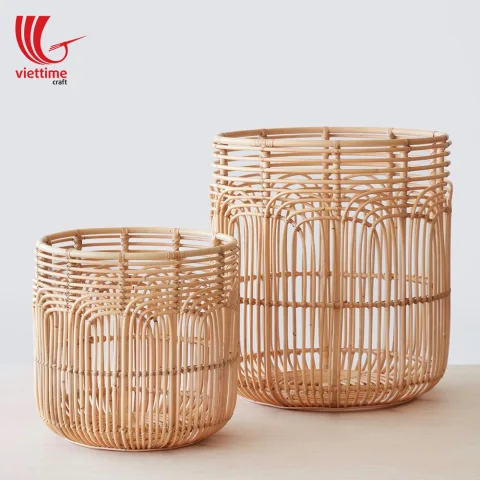 Rattan Export Open Weave Rattan Laundry Basket - REX-MXVTC8948810