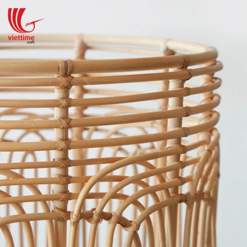 Open Weave Rattan Laundry Basket