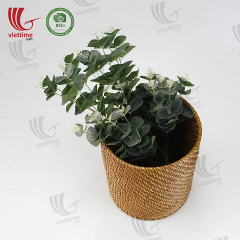 Handwoven Round Rattan Basket Wholesale