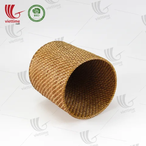 Handwoven Round Rattan Basket Wholesale