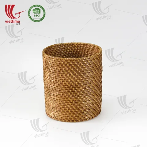 Handwoven Round Rattan Basket Wholesale